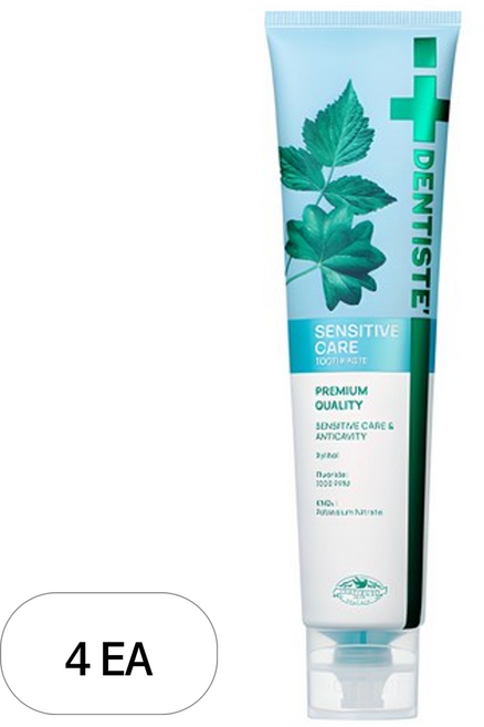 덴티스테 뉴 센서티브 케어 나이트타임 치약, 200g, 4개