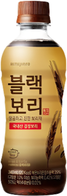 하이트진로 블랙보리 미니페트 340ml, 10개