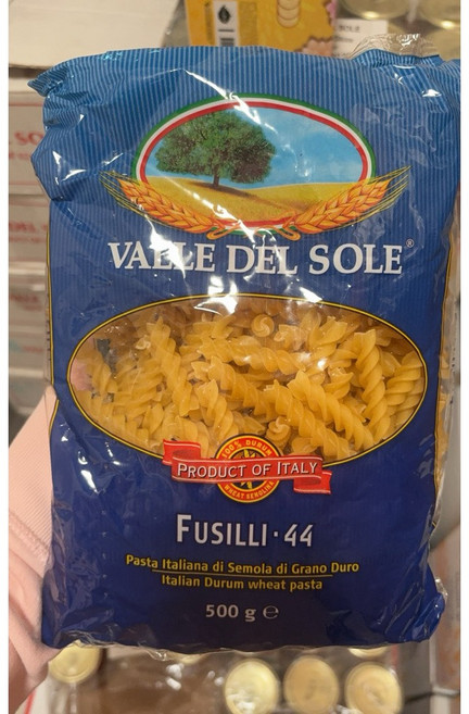Valle Del Sole 義大利杜蘭小麥螺旋麵, 500g, 1個