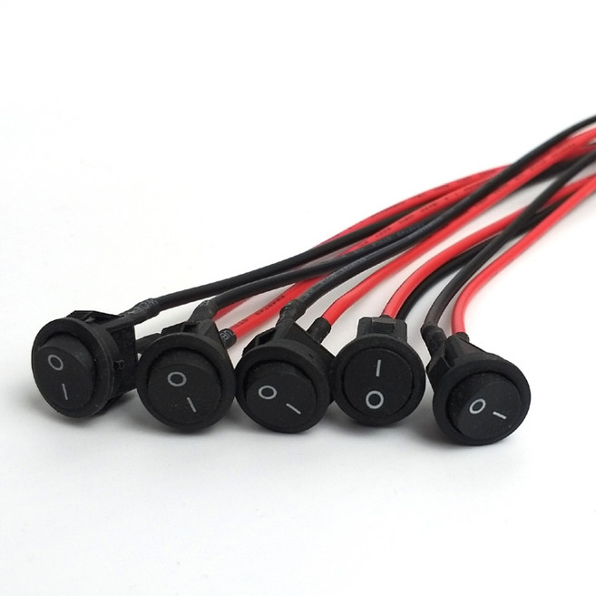 스위치 소형 전기 전원 똑딱이 누름버튼, 레드, 1GB