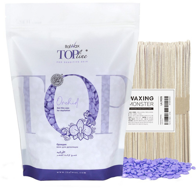 ITALWAX 하드탑 핫필름 왁싱 오키드 WAX, 1개, 750g