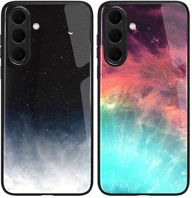 더조은셀러 밤하늘 강화유리 케이스 2EA