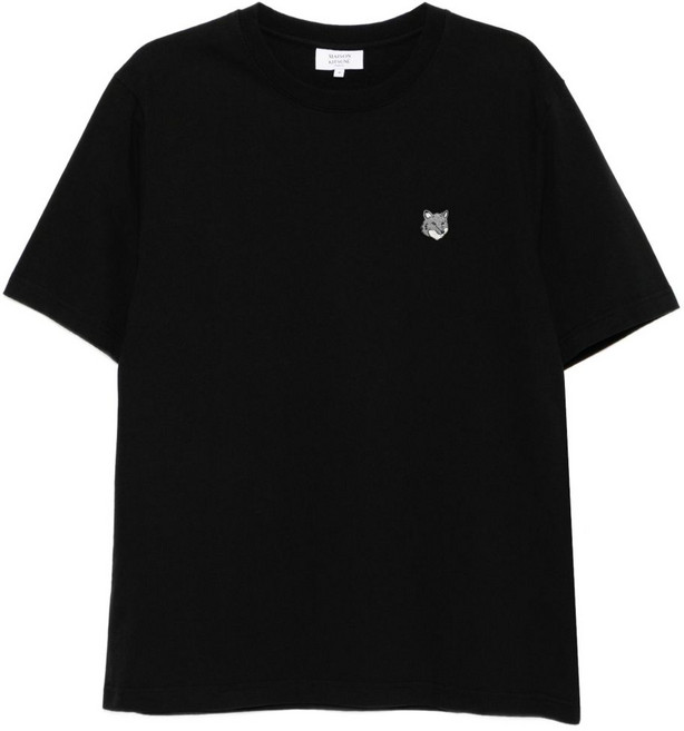 메종키츠네 볼드 폭스 헤드 패치 티셔츠