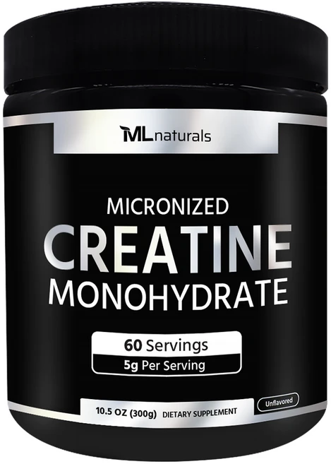 [미국번개배송] 신제품 착한명품 마이라이프 내추럴스 마이크로나이즈드 크레아틴 모노하이드레이트 (분말), 300g, 1개 - 쿠팡