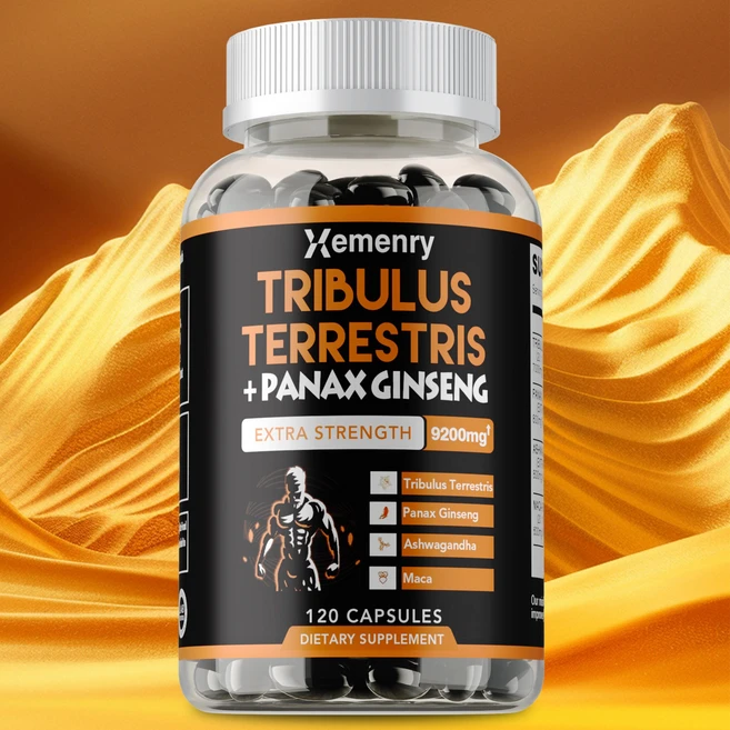 트리불루스 테레스트리스 9200mg - 마카 인삼 - 남성 테스토스테론 부스터 120정, 1개 - 쿠팡