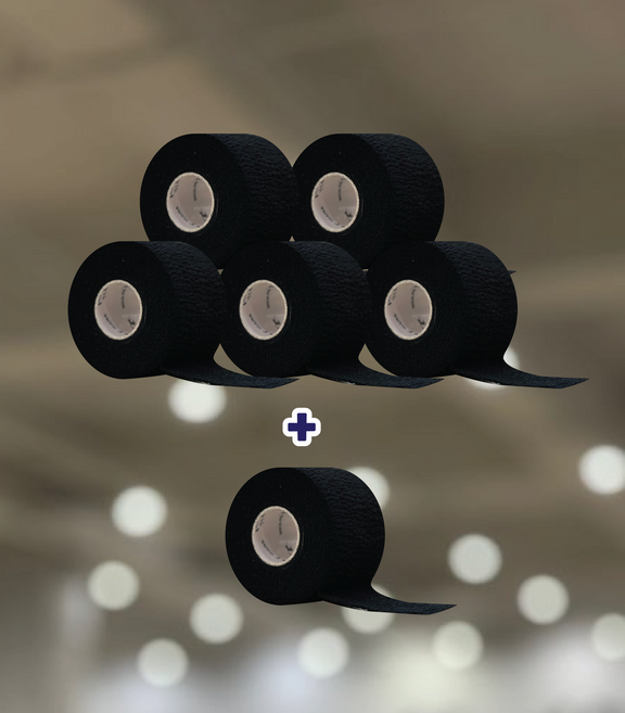 [ 5+1 ] 중약지를 지켜주는 볼링매니아 리프팅 테이프, 6개, 검정