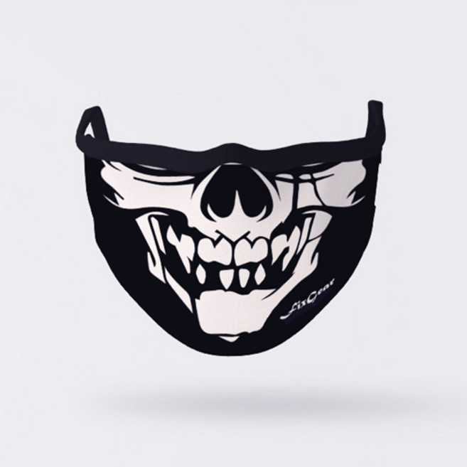 픽스기어 쿨론 얼굴그림 웃는얼굴 마스크 태극기 연예대상 마스크 해골 자외선차단 끈 길이 조절 행사 파티 자기얼굴마스크 코스프레 서비스 미소 스마일 축제