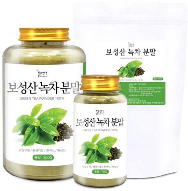 보성산 녹차 분말 모음 그린티 가루 차 선식 건강, 보성산 녹차 분말 300g, 1개