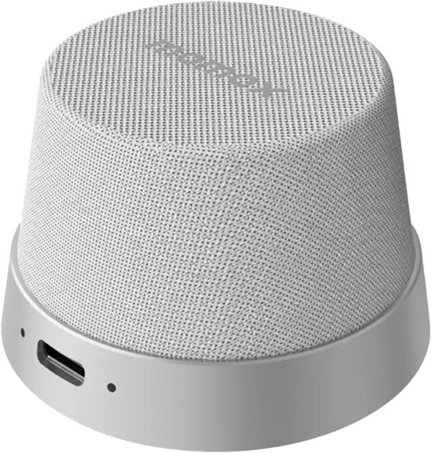 Momax 摩米士 1-Vibe Go 迷你磁吸支架無線音箱 藍牙5.3 IPX6防水 TWS立體聲, 銀色
