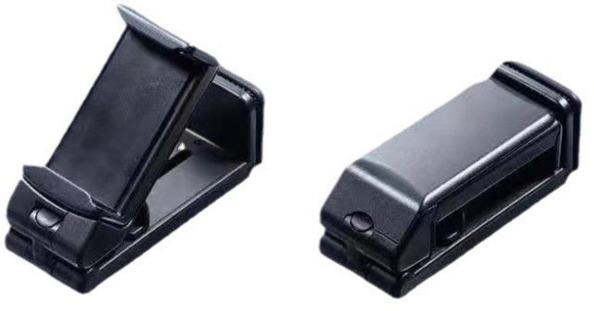 다용도 휴대폰 거치대 회전형 침대 주방 테이블용, 블랙