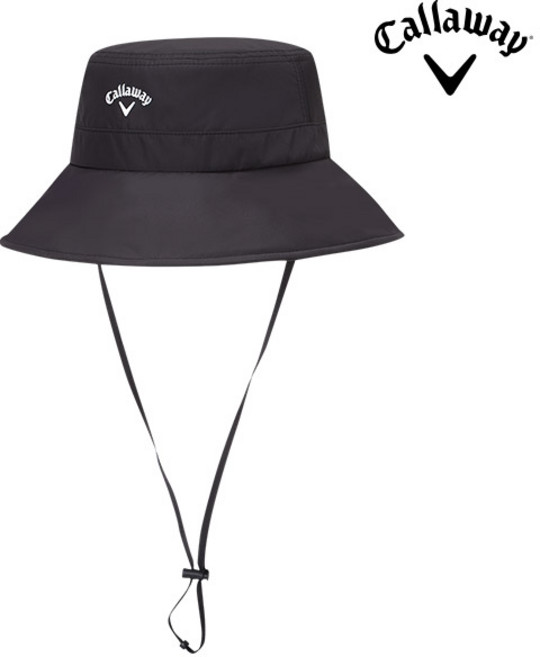 캘러웨이 2025 라이닝 버킷햇 골프모자, 블랙, 1개