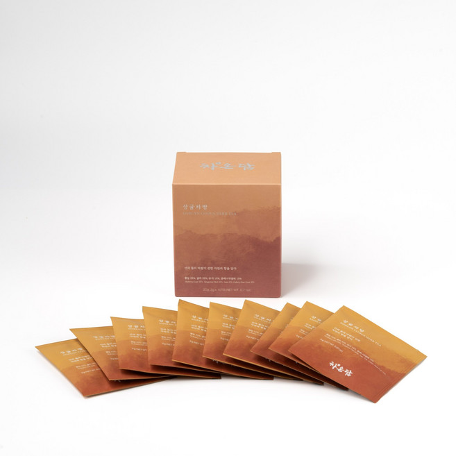 [차온담] 상귤차방 [ 국내산 뽕잎 귤피 블랜딩 티백 ], 1개, 10개입, 2g