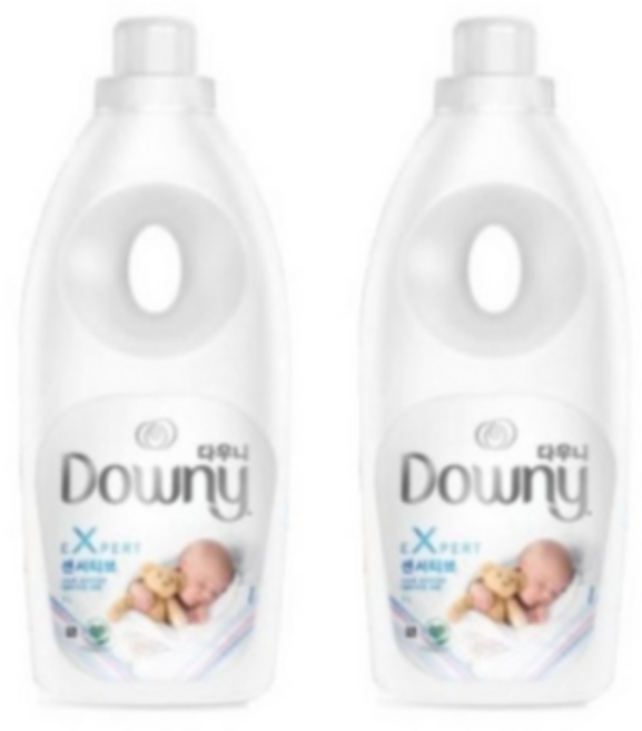 다우니 엑스퍼트 센서티브 초고농축 섬유유연제 본품, 1L, 2개