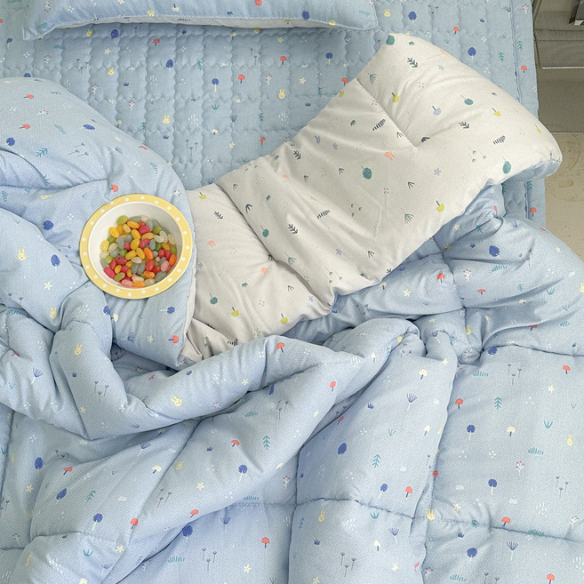 먼지없는 향균솜 로히 알러지케어 슈퍼싱글 캐릭터 차렵이불 사계절 침구세트