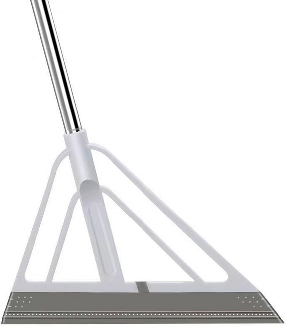 [거치대포함] 실리콘 빗자루 먼지제거 스퀴지, 1세트