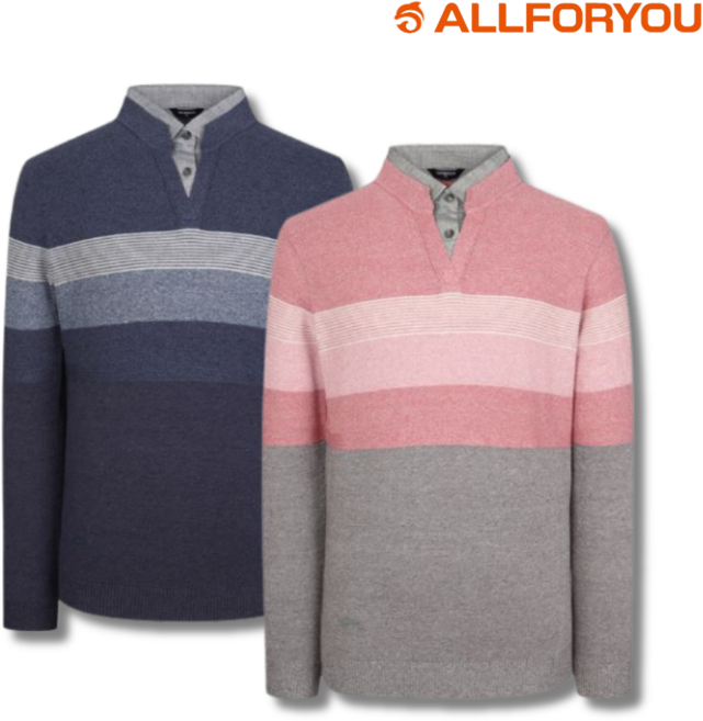 올포유 남성 봄 가을 간절기 니트 스판 스트레치 외출복 선물 이월상품 피에이티