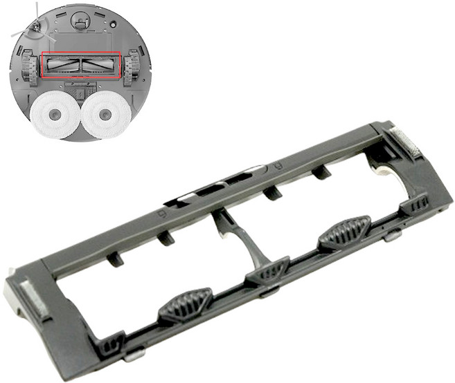 삼성 정품 AI 스팀 로봇청소기 메인 센터 중앙 브러쉬 솔 커버, 블랙