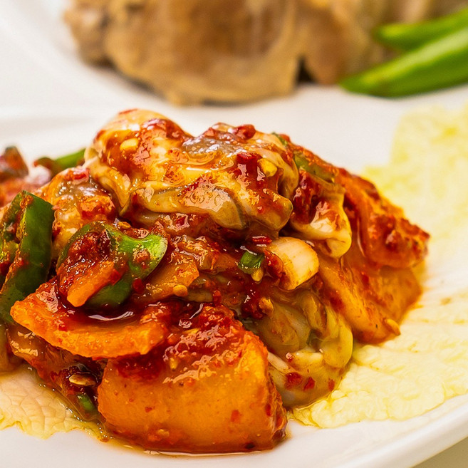 당일조업 정통 통영 생굴무침 330g 3개 굴무침, 500g