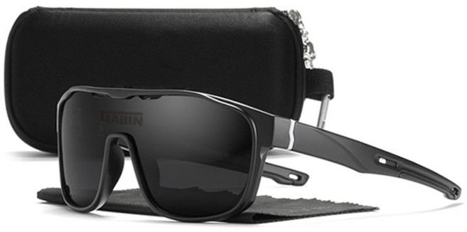 스타일호른 가빈 알파 스포츠 편광선글라스, C1 무광블랙 + 블랙, 1개