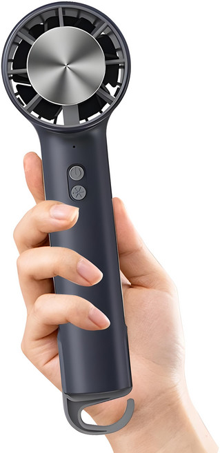 ROOICE 쿨링 냉각 미니 선풍기 무소음에어컨 휴대용 손선풍기YANBIN-1, 블루, BLUE