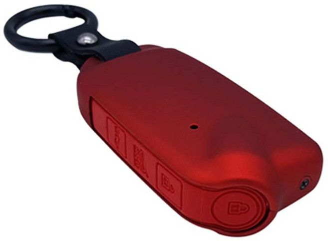 기아 더K9 모하비더마스터 스팅어 (호환) 강화메탈 스마트키케이스, 레드, 1개