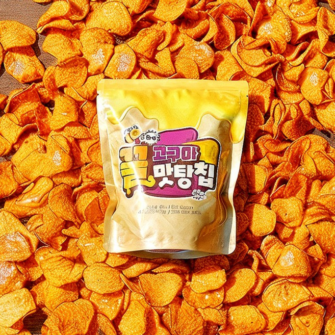 고구마의 맛있는 반전 간편하게 즐기는 바삭 달콤 고구마 맛탕칩, 10개, 50g