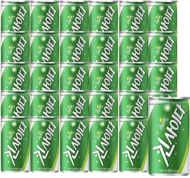상쾌하고 시원한 스프라이트 킨사이다, 30개, 184ml