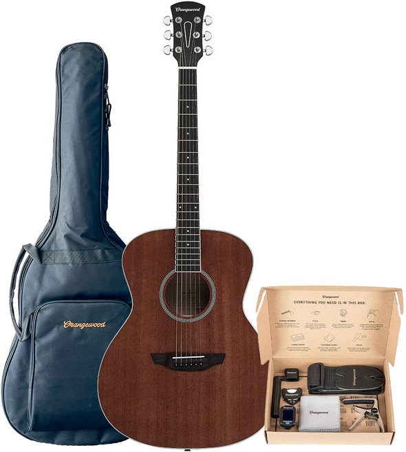 (풀SET 구성품 증정)오렌지우드 DANA MAHOGANY 어쿠스틱기타 통기타 입문용 GS바디 미니 초보 연습용 입문, DANA-M, 마호가니, 1개