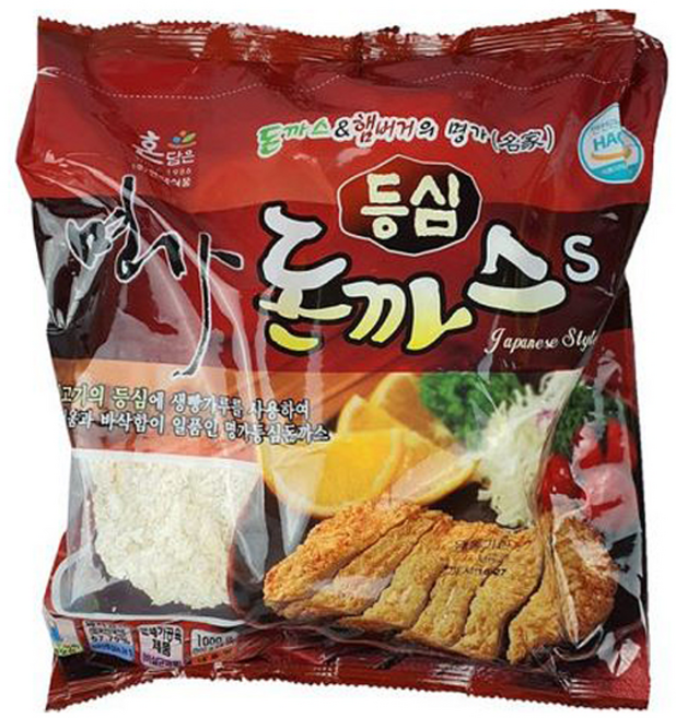 (냉동)명가 등심돈까스1kg(5입), 1kg, 100개