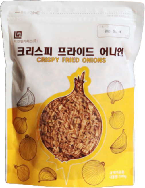 지엔엘커머스 크리스피 프라이드 어니언, 500g, 10개