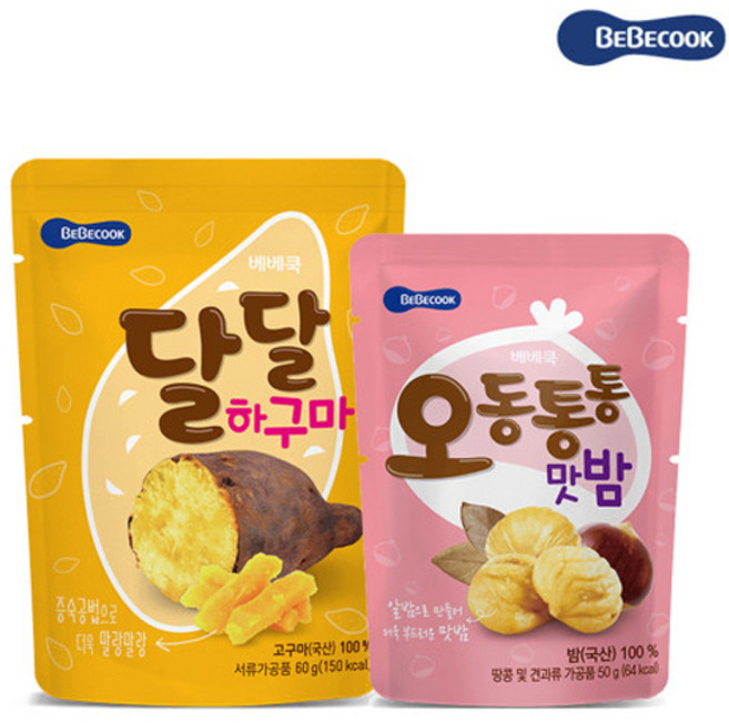 베베쿡 영양간식 오동통통 맛밤/달달하구마, 오동통통 맛밤, 1개