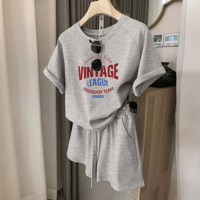 블랑루즈 테이저 트레이닝 반팔 셋업