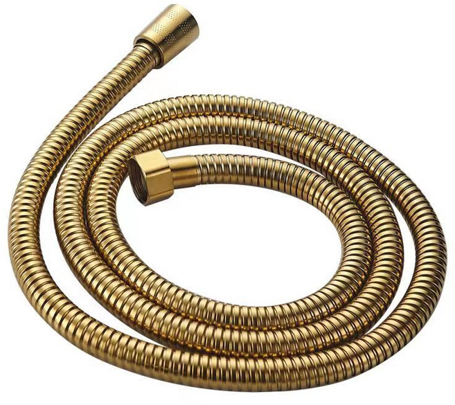 새로운 1.5/2/3M 골드 실버 블랙 스테인레스 스틸 샤워 유연한 배관 파이프 튜브 액세서리, 03 OD 8xID 7mm, 01 Gold