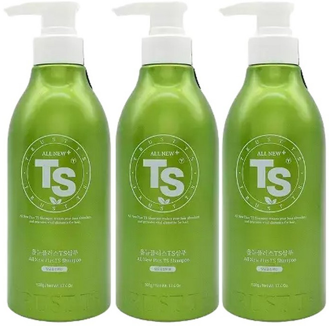 올뉴 플러스 TS 샴푸 500ml x 3개 /Hb