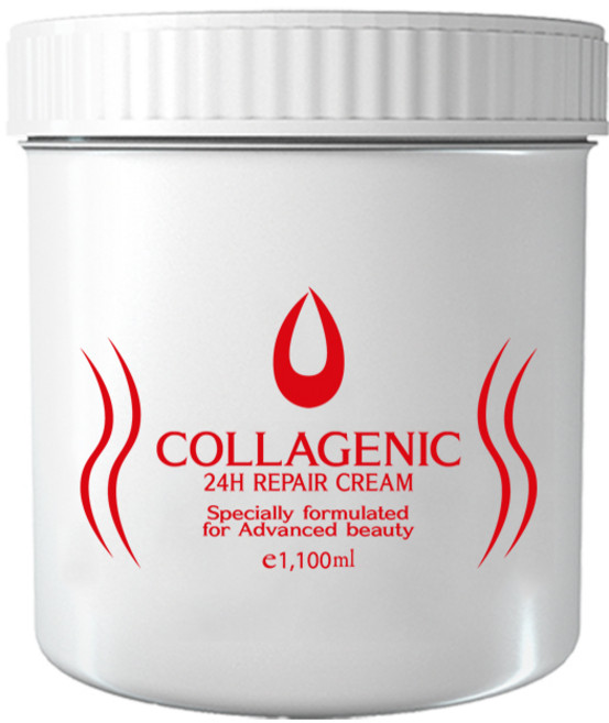 [아유라피] 콜라제닉 24H 리페어크림 피부관리실용 대용량 영양크림, 1개, 1100ml