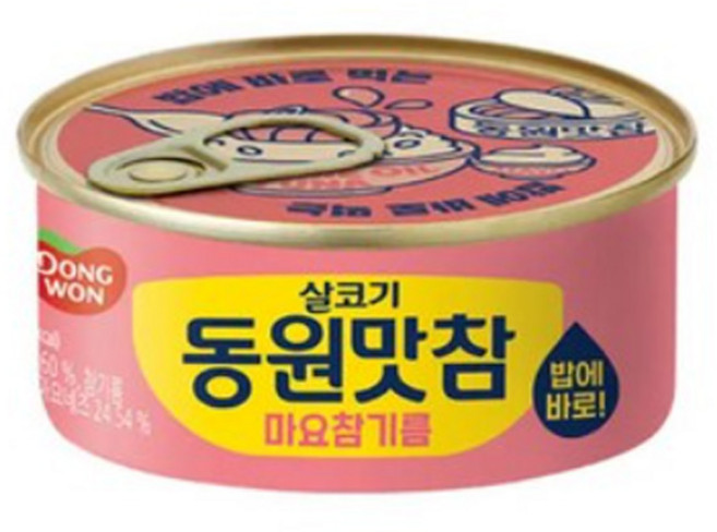 동원참치 맛참 마요참기름 통조림, 90g, 6개