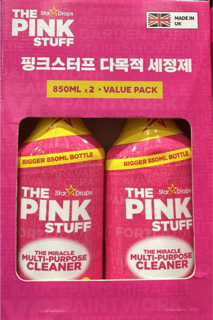 핑크스터프 다목적 비건 세정제 영국제조, 2개, 850ml