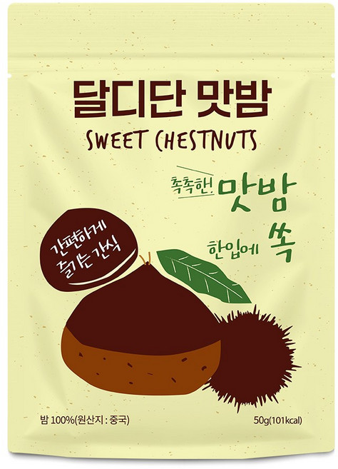 달디단 맛밤 50g 맛밤 단밤, 30개