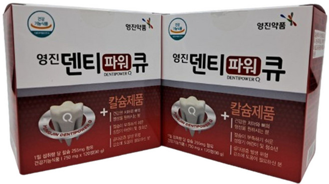 덴티파워큐 칼슘 리소짐 프로폴리스 4개월분, 1개, 240정