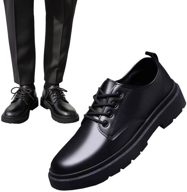 스토리원 남성 블랙 더비 로퍼 사계절 슈즈 SH-MFR-M8862