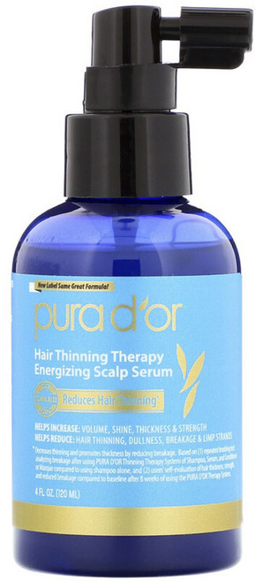 퓨라도어 티닝 테라피 에너자이징 스캘프 헤어 세럼, 1개, 120ml