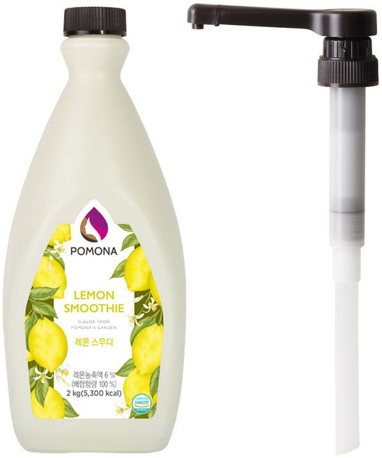 포모나 레몬 스무디 2kg + 전용 펌프 세트, 1개