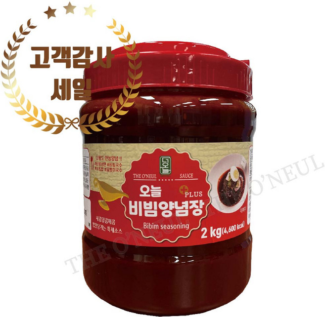 오늘 비빔양념장 플러스, 1개, 2kg