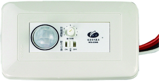 Wonpro WS-5306 四線式埋入型紅外線自動感應器, 1個