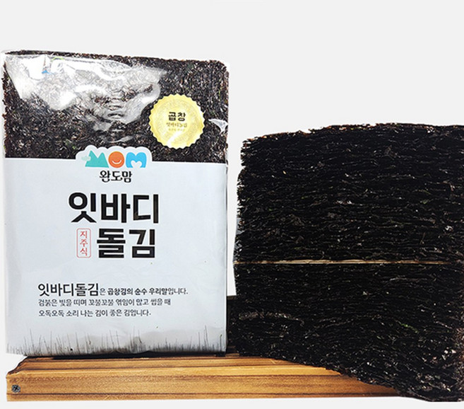 완도맘지주식 햇곱창김 100매 특상품 잇바디돌김, 1개, 410g