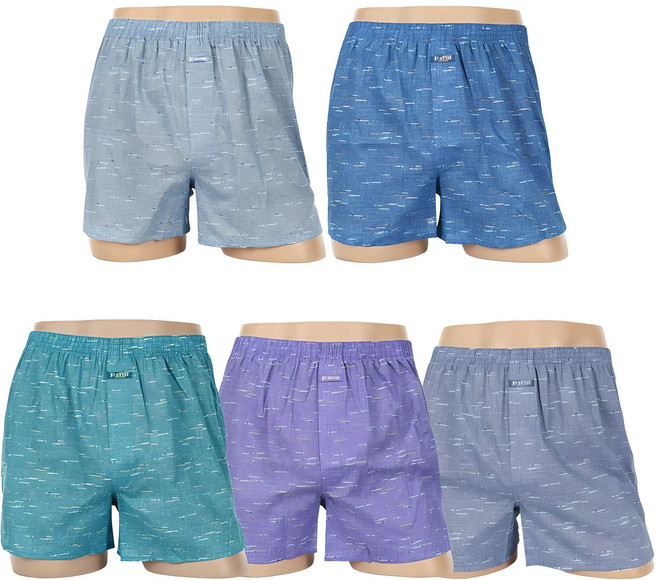 제임스딘 남성 인밴드 베이직 순면 트렁크 5종세트