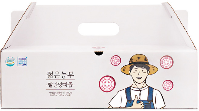 젊은농부 빨간양파즙 100ml, 60개