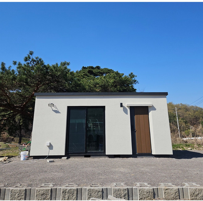 3x6 컨테이너농막 체류형쉼터 공장기숙사 계절근로자숙소 외단열 드라이비트농막 경주 포항 울산 밀양 양산 김해 창원 거제 고성 진주 함안 함양 합천 거창 창녕 마산 통영 사천, 선택가능