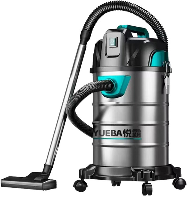 YUEBA悅霸吸塵器 159000Pa大吸力 家用/工業/商業多用途 附多種配件, 銀灰色, 45L甄選旗艦款【3200W純銅電機】9米線丨5米管