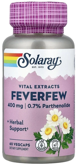 솔라레이 바이탈 추출물 피버퓨 400mg 베지 캡슐 60정, 1개 - 쿠팡